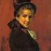 Portrait of a Woman in a Black Bonnet